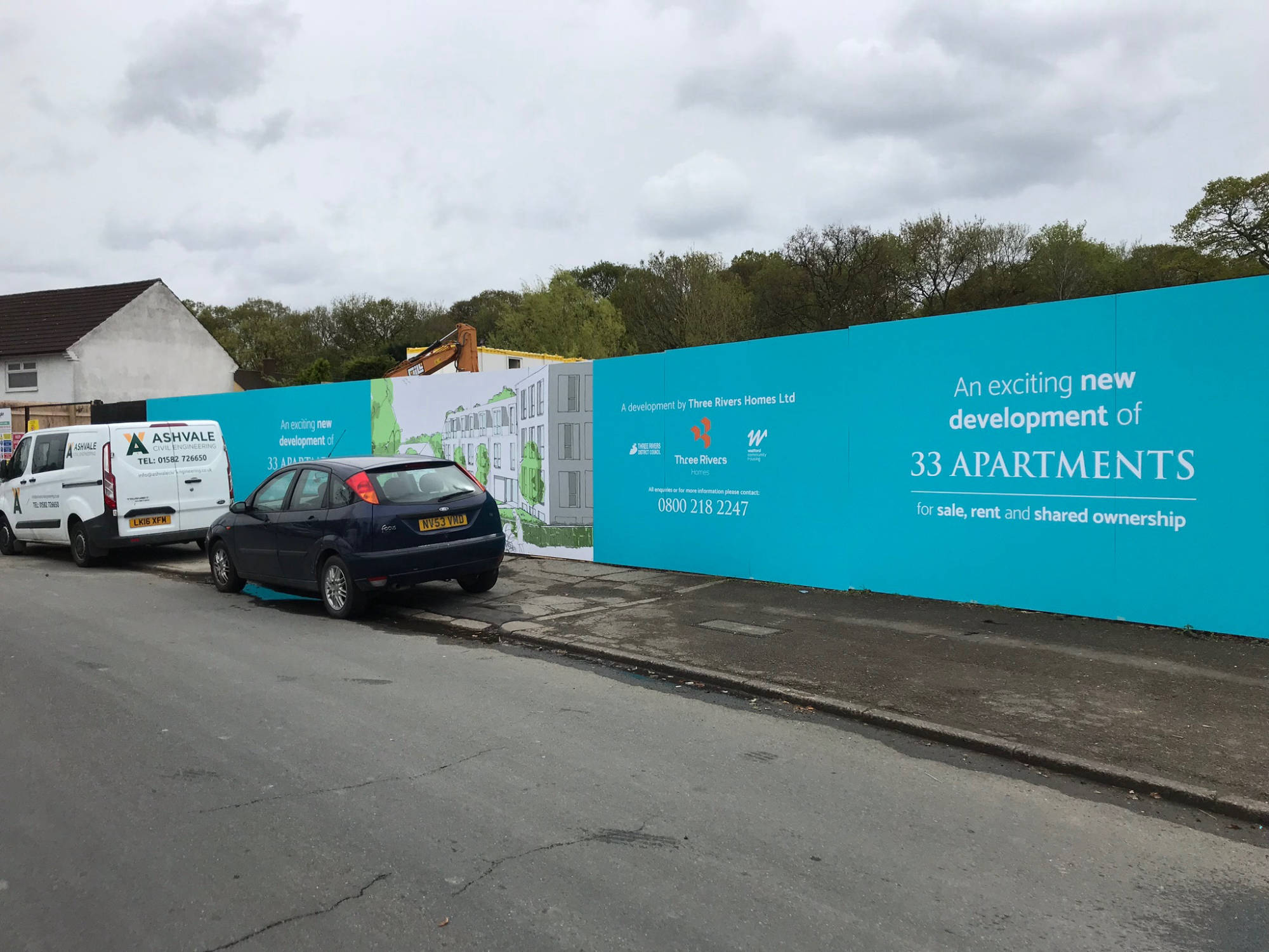 construction hording signage 