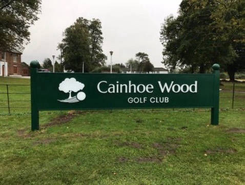 golf solar panal signage 