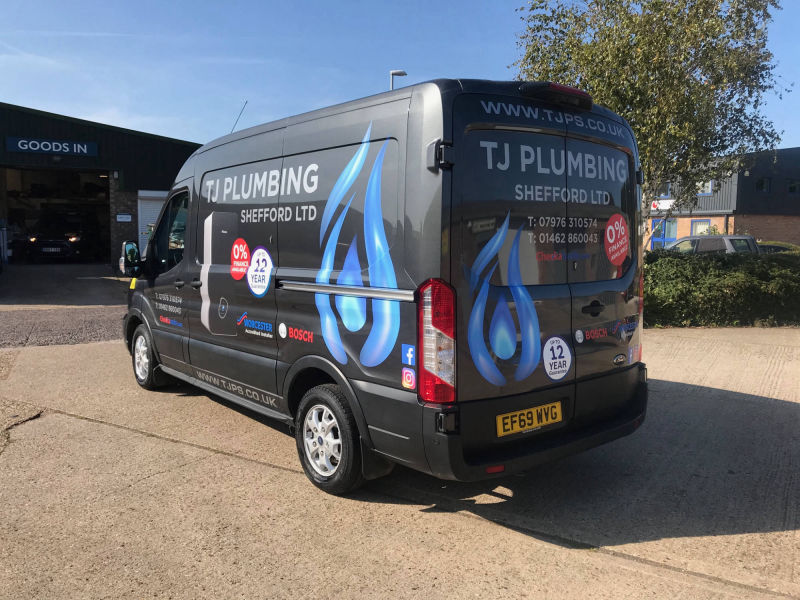 van plumbing vechile graphics