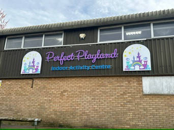 soft play exterior signage