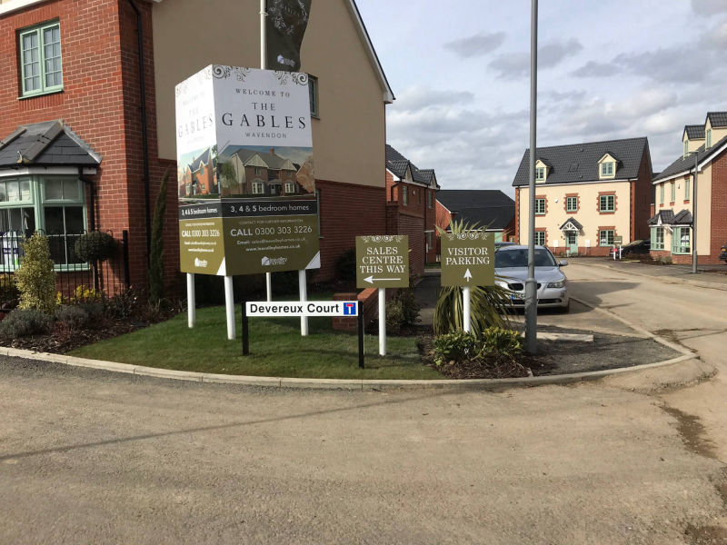 post construction signage