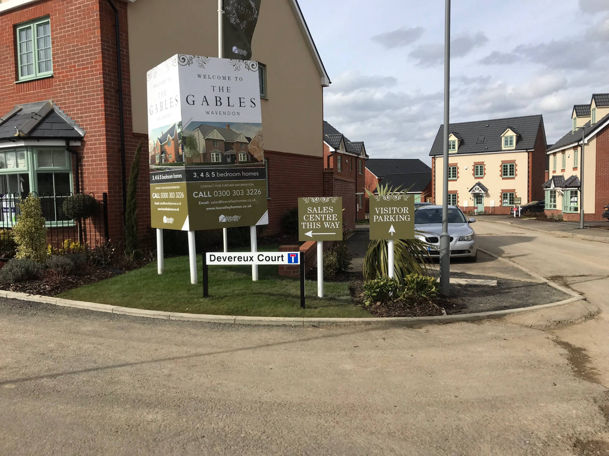 post construction signage