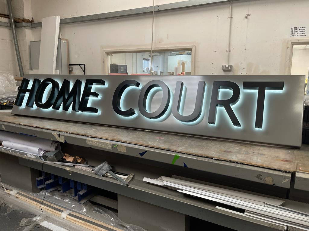 large stand off letters