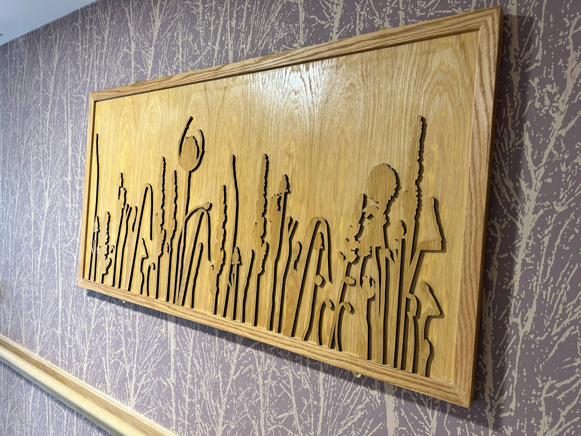 laser cut wooden signage