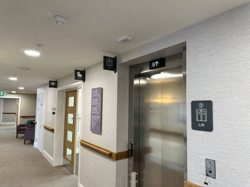 wayfinding carehome signage