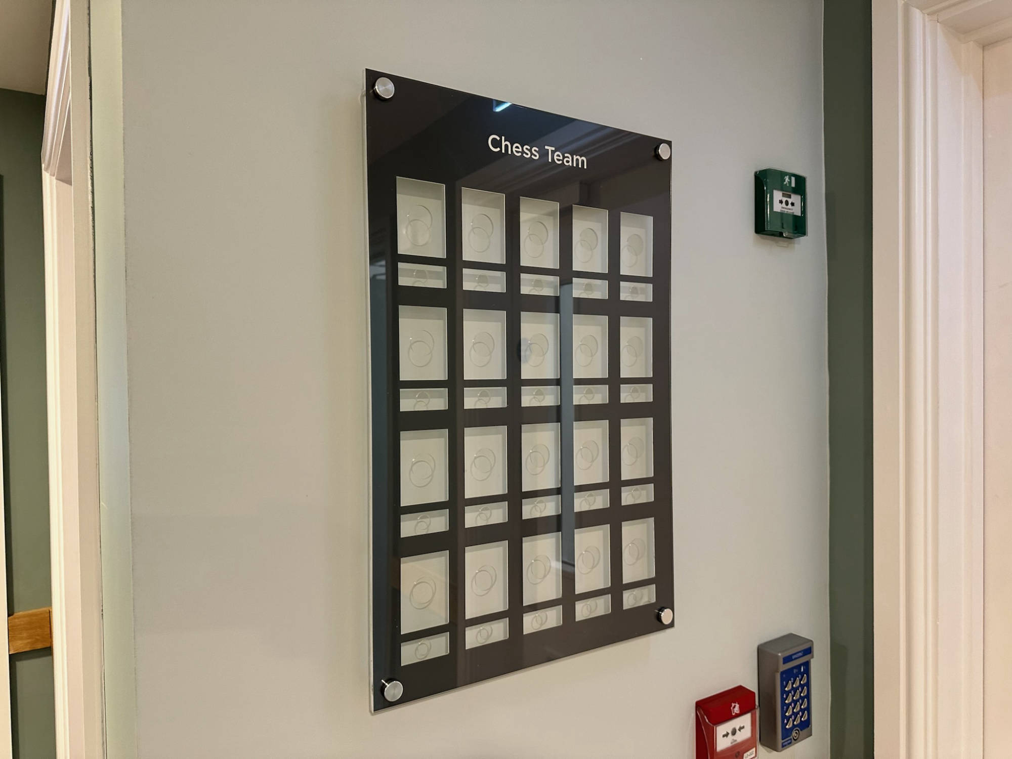 meet the team carehome signage