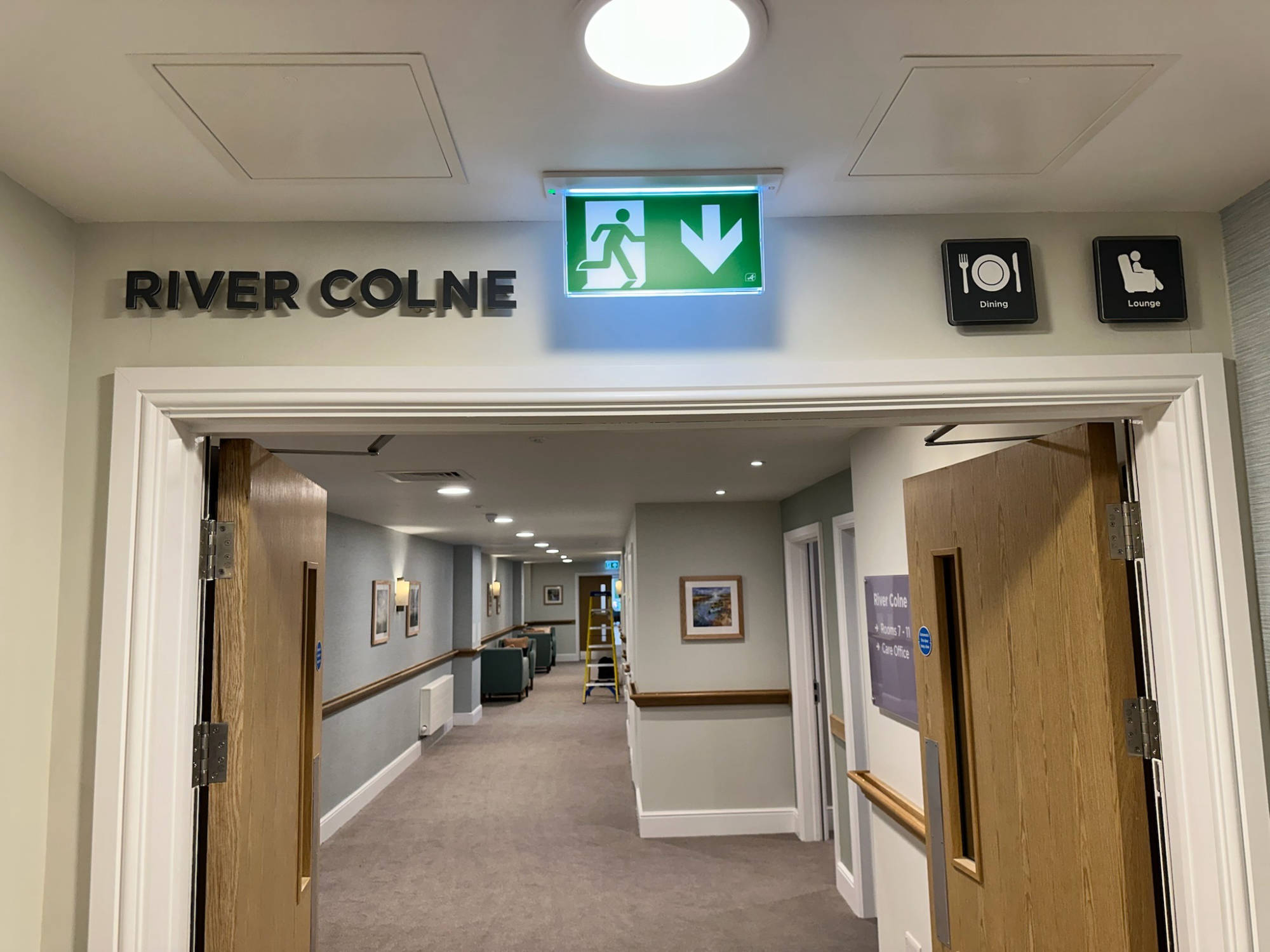 wayfinding carehome signage