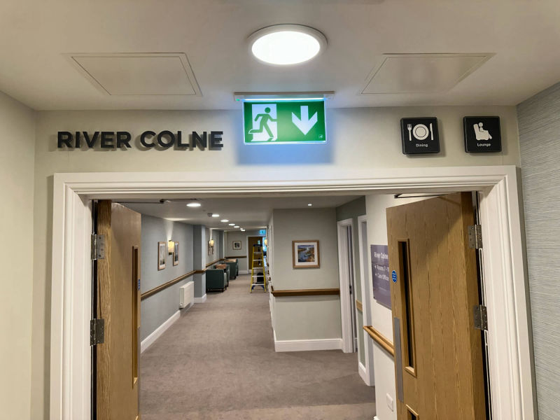 carehome wayfinding signage