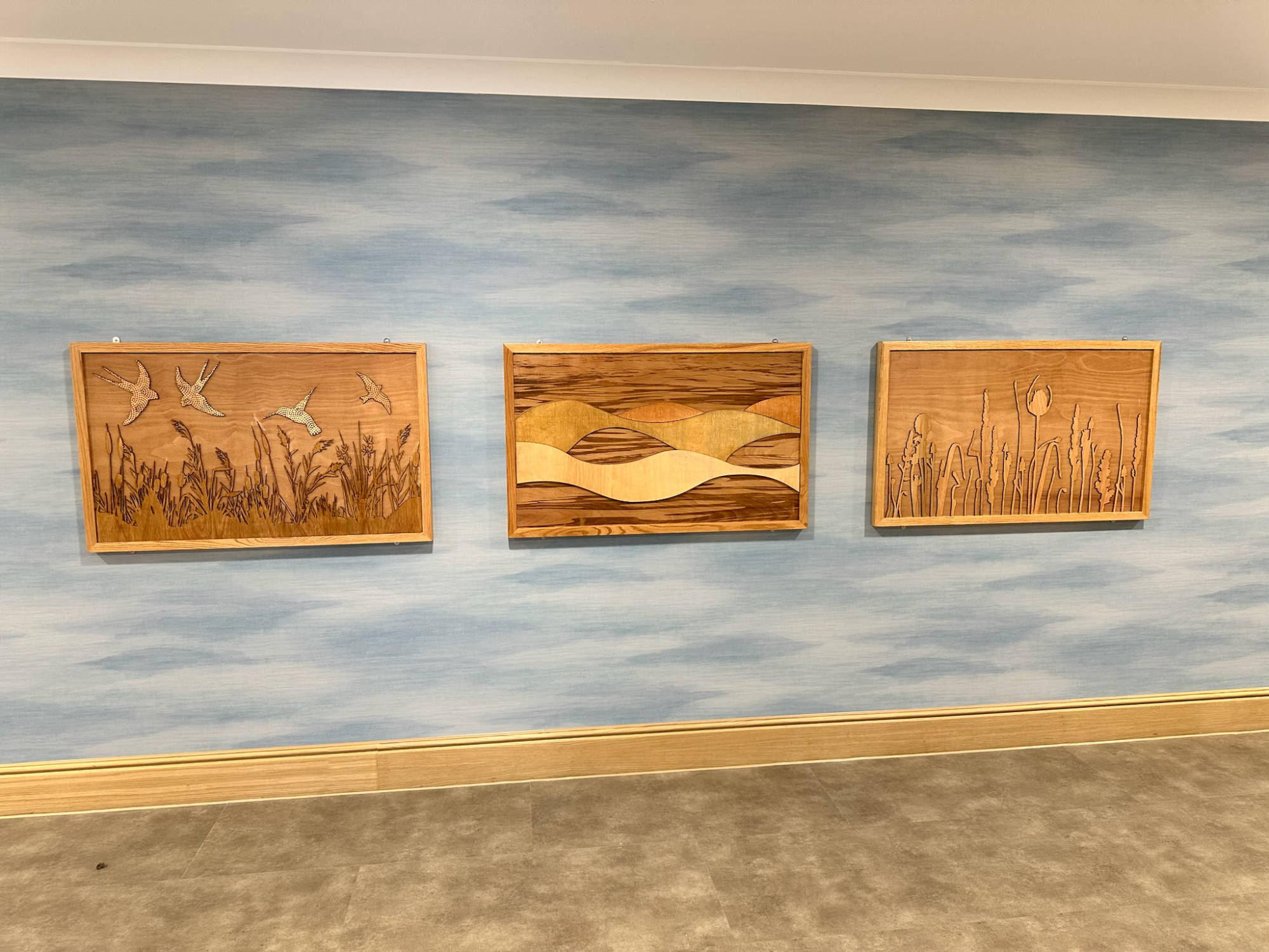  laser cut art carehome signage