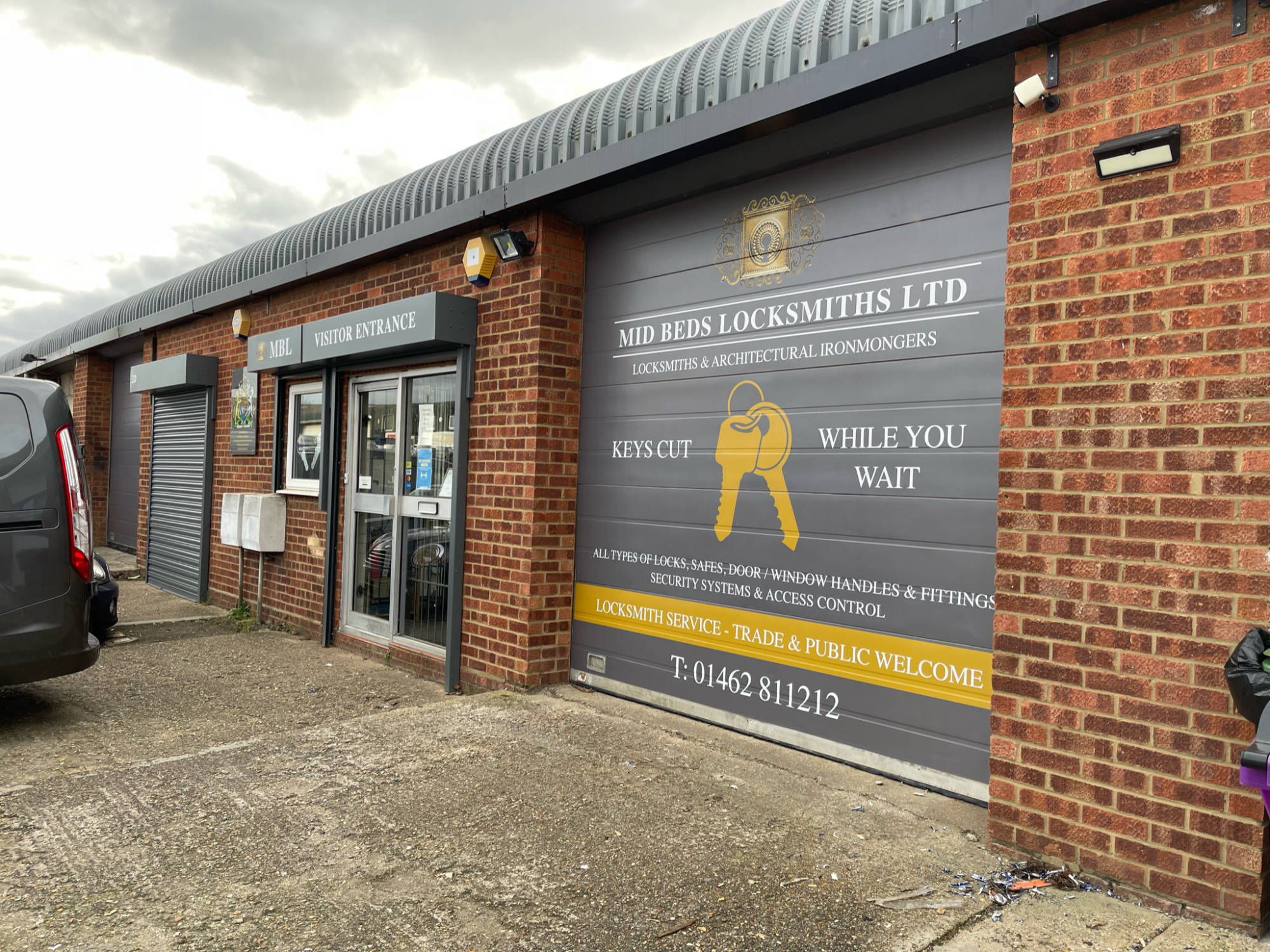 unit shutter door graphics