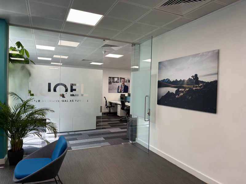 office wall and window graphics signage